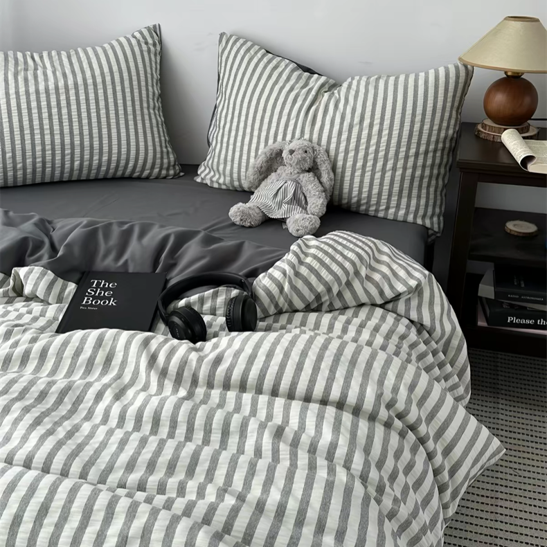 Double Sided AIRCotton™ 4-in-1 Quilt Cover Set