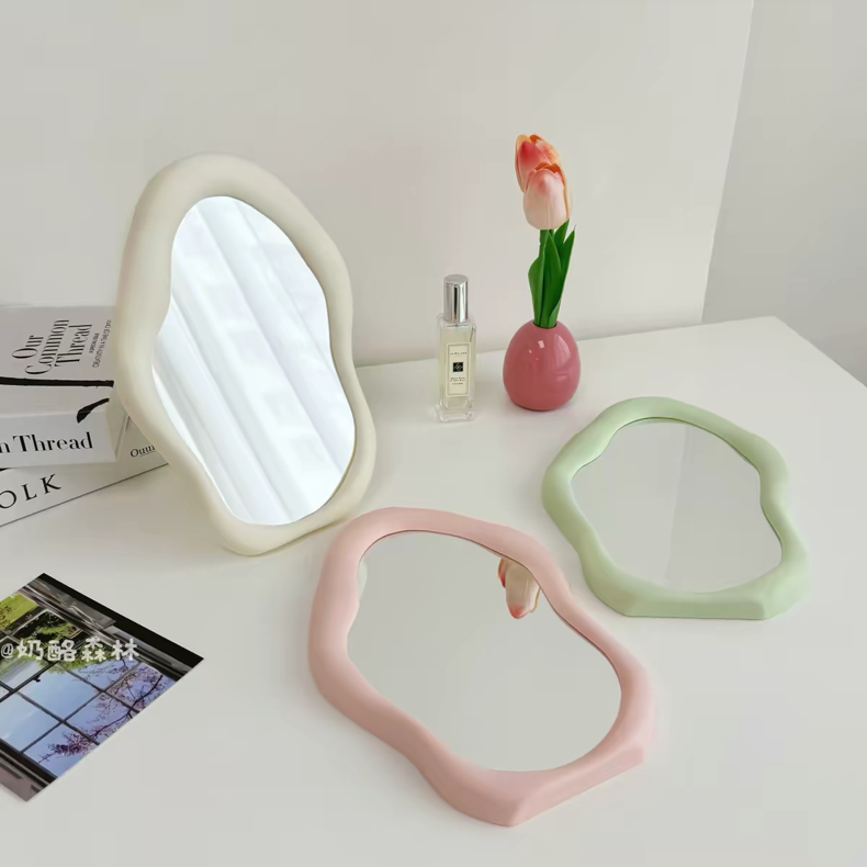 Cream Cloud Mirror