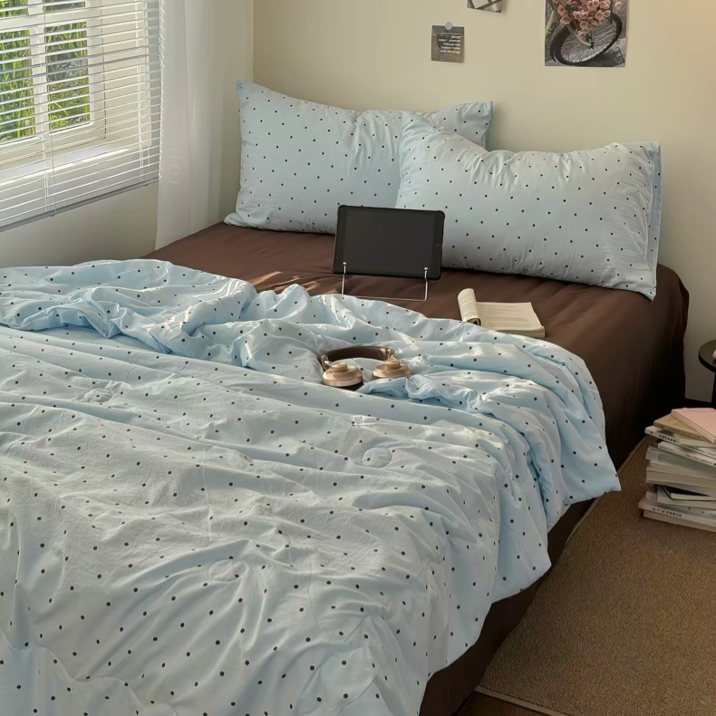 Sea Salt Polka Dot Aircotton™ 4-in-1 Comforter Set