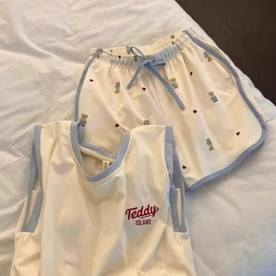 Teddy Island Pajama Set