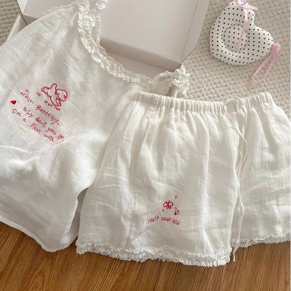 Butterfly Camisole Pajama Set