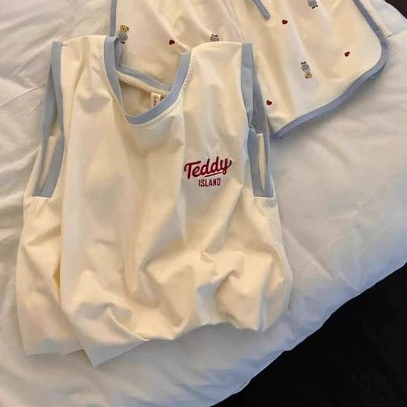 Teddy Island Pajama Set