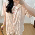 Tender Pink Cloud Pajama Set