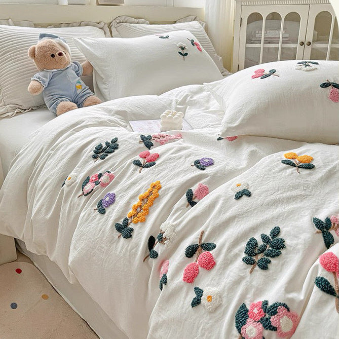 Whisper Embroidery Aircotton™ 4-in-1 Quilt Cover Set