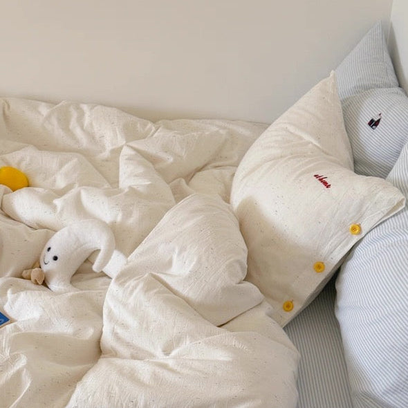 Sea Salt Milk Aircotton™ 4-in-1 Quilt Cover Set