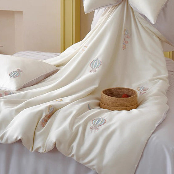 Rabbit Balloon Aircotton™ 4-in-1 Quilt Cover Set