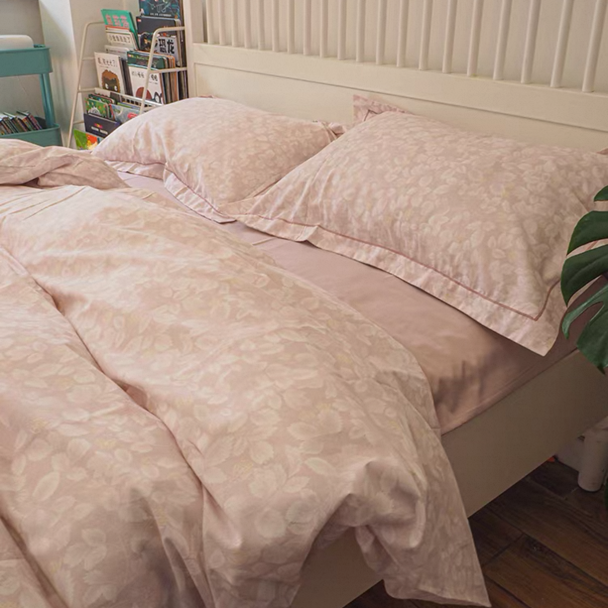 Plan Twill Aircotton™ 4-in-1 Quilt Cover Set