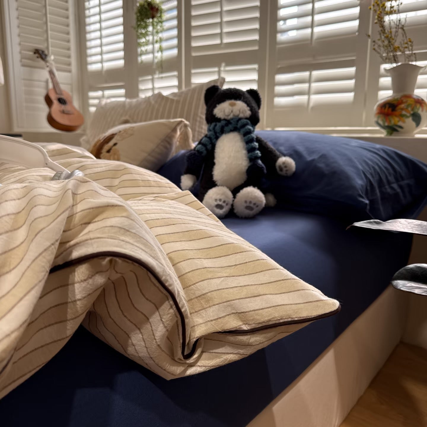 Lace Trim Aircotton™ 4-in-1 Quilt Cover Set
