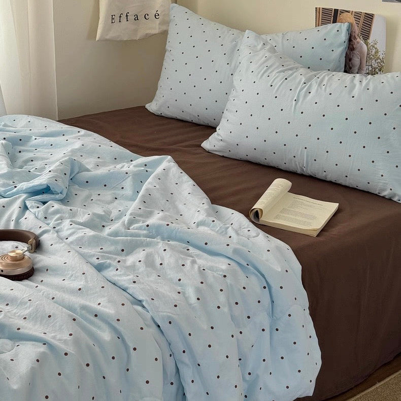 Sea Salt Polka Dot Aircotton™ 4-in-1 Comforter Set
