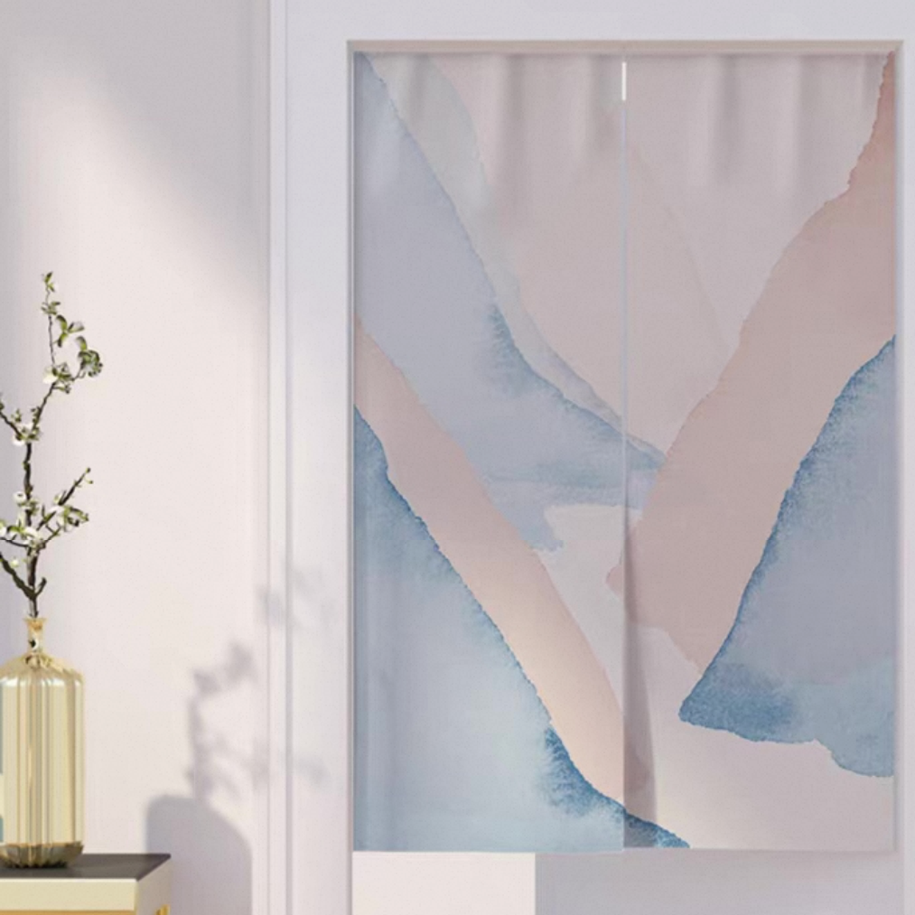 Lonely Doorway Curtain with Hanging Rod