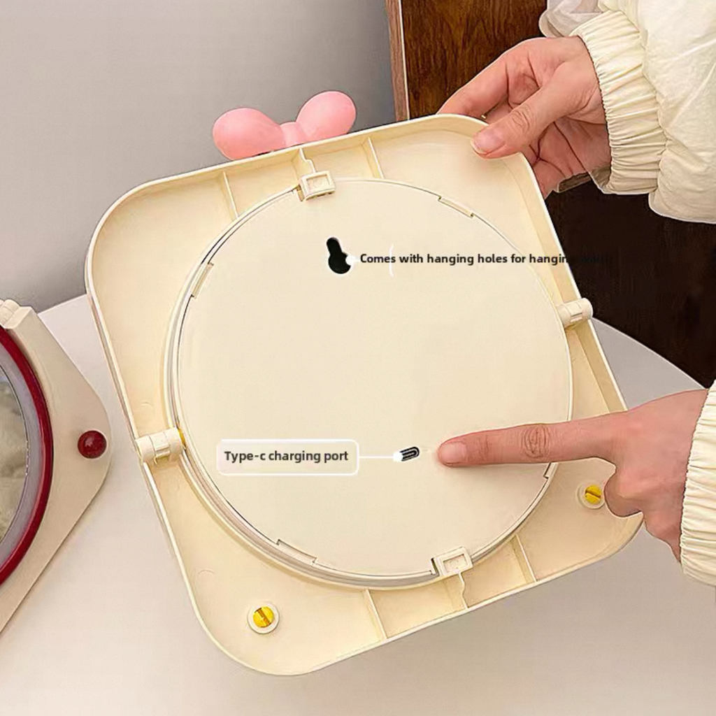 LED Rechargeable Bow Mirror