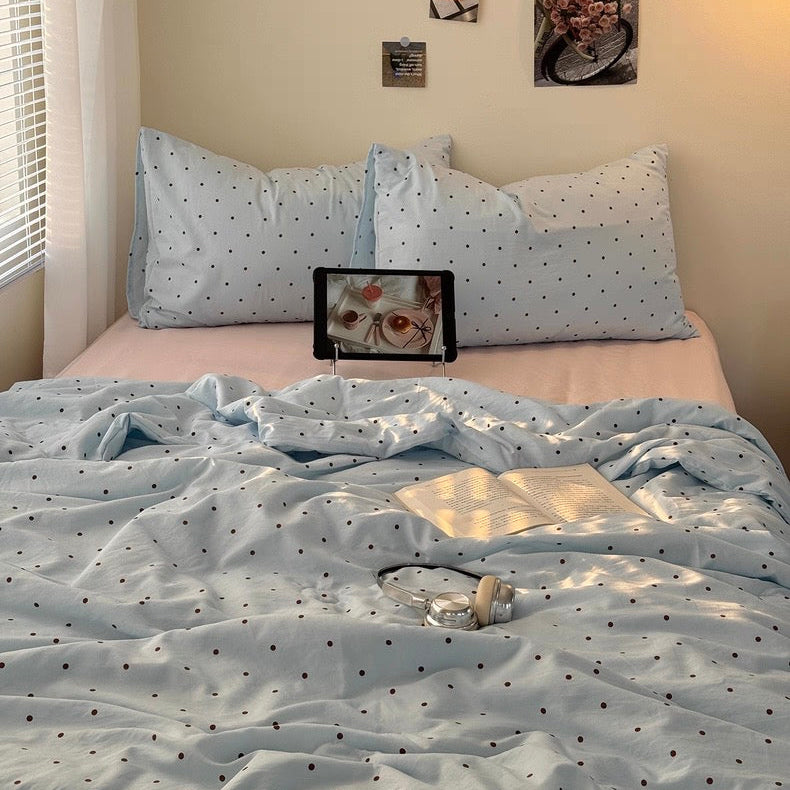 Sea Salt Polka Dot Aircotton™ 4-in-1 Comforter Set