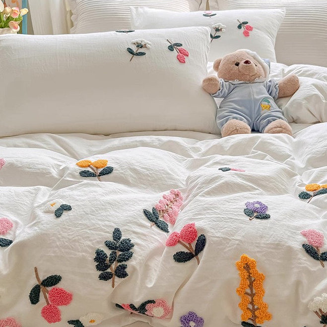 Whisper Embroidery Aircotton™ 4-in-1 Quilt Cover Set