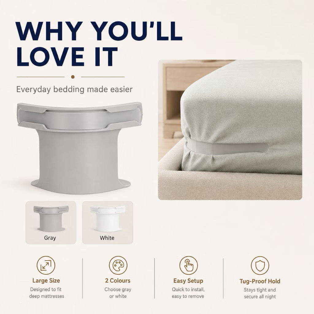 StayFit™ Fitted Sheet Corner Clips Set