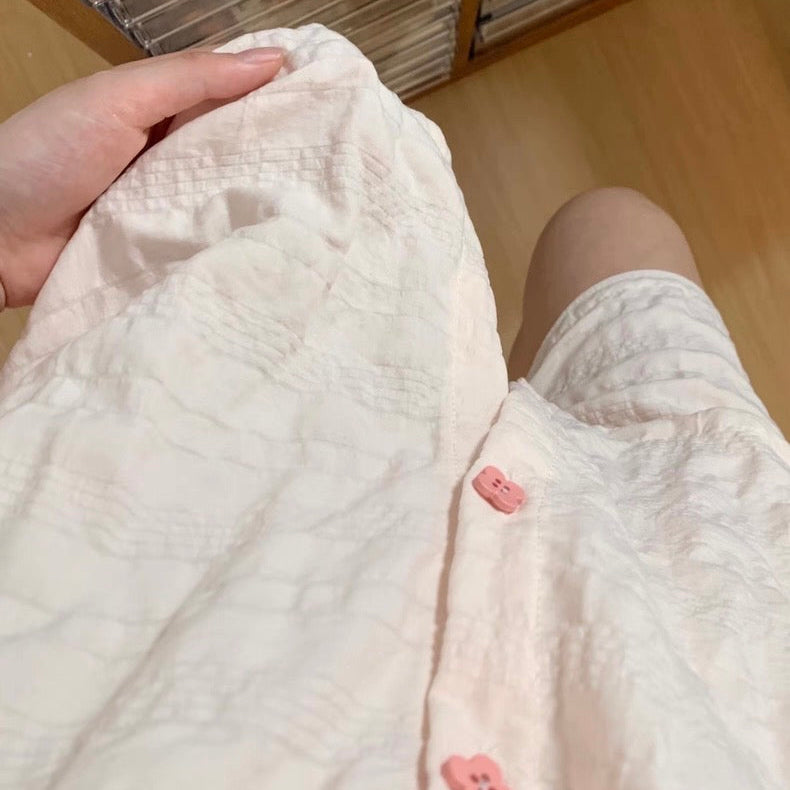 Tender Pink Cloud Pajama Set