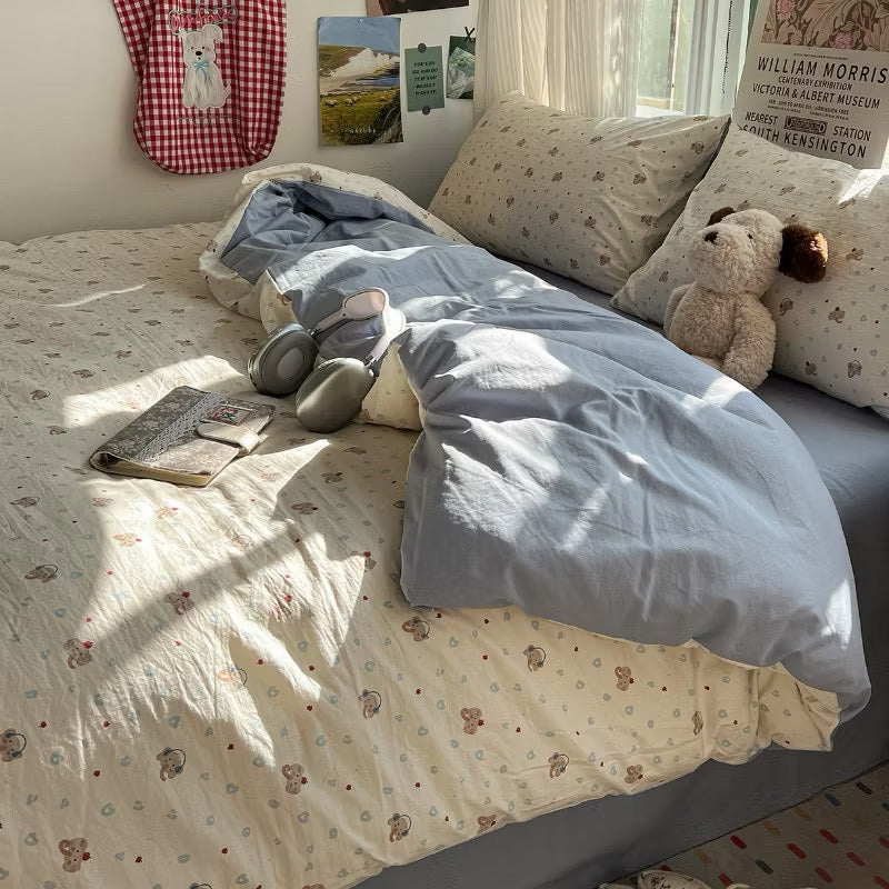 Musical Elephant Aircotton™ 4-in-1 Quilt Cover Set