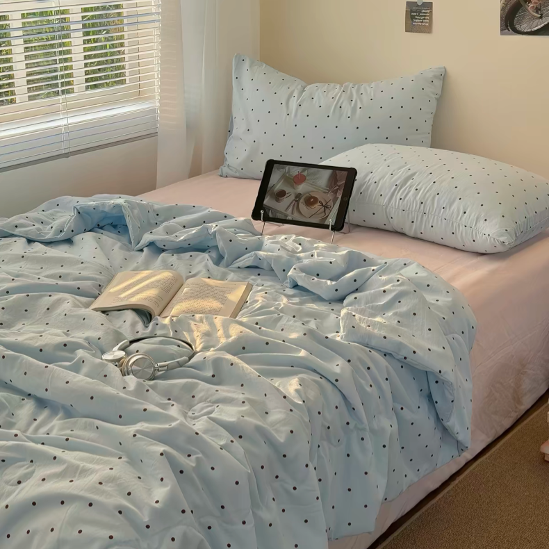 Sea Salt Polka Dot Aircotton™ 4-in-1 Comforter Set