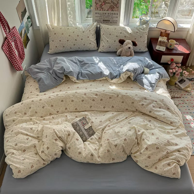 Musical Elephant Aircotton™ 4-in-1 Quilt Cover Set