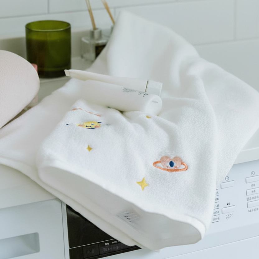 Planet Antibacterial Cotton Bath Towel