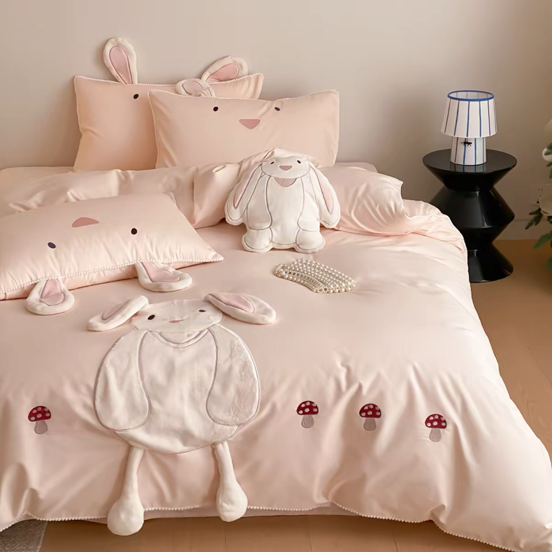 Jelly Bunny Aircotton™ 4-in-1 Quilt Cover Set