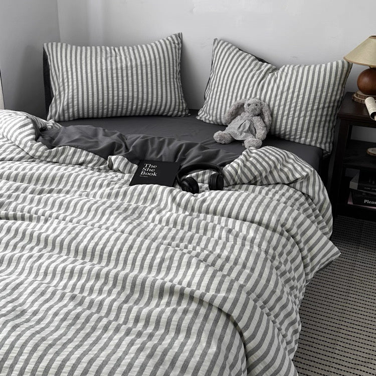 Double Sided AIRCotton™ 4-in-1 Quilt Cover Set