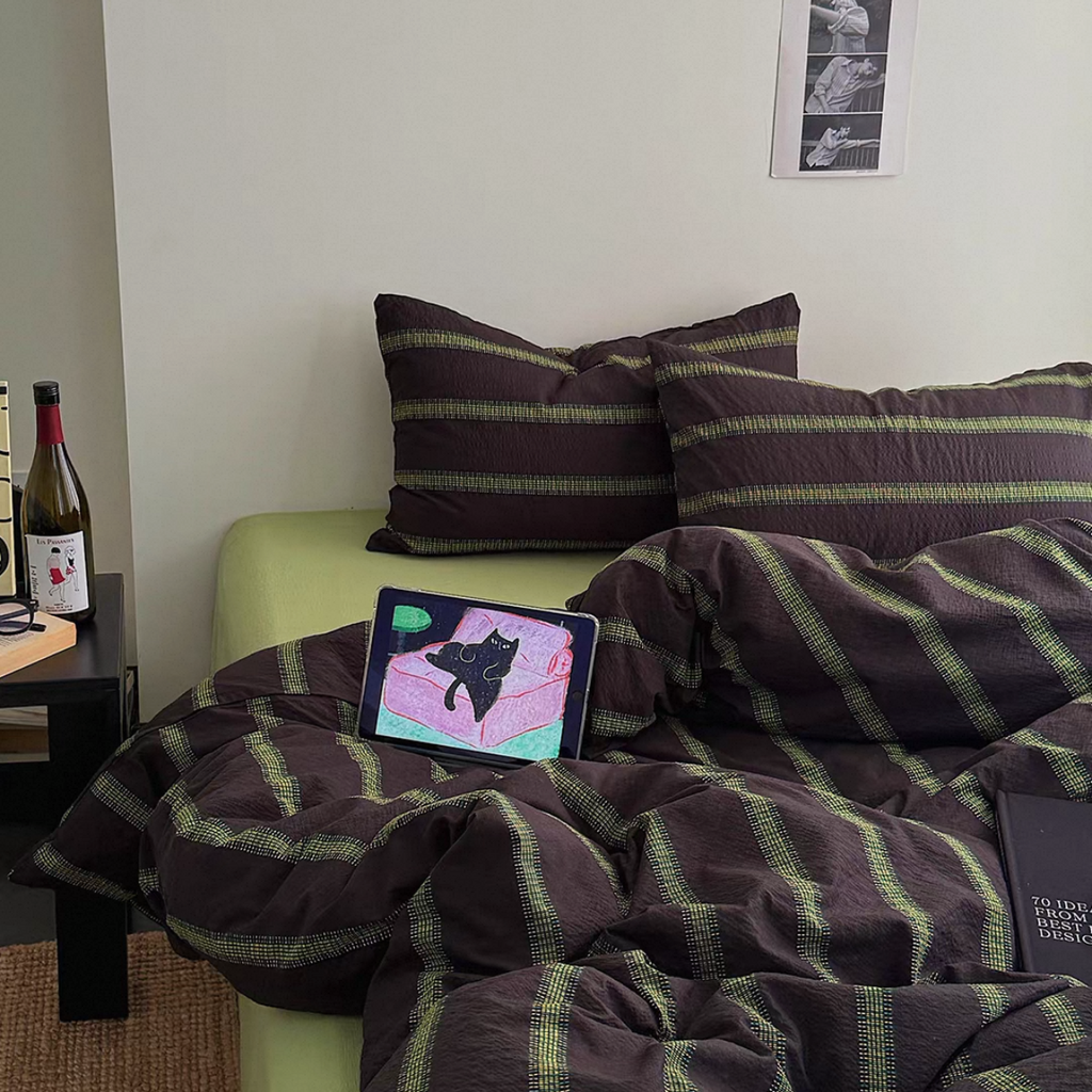 Moss Aircotton™ 4-in-1 Quilt Cover Set