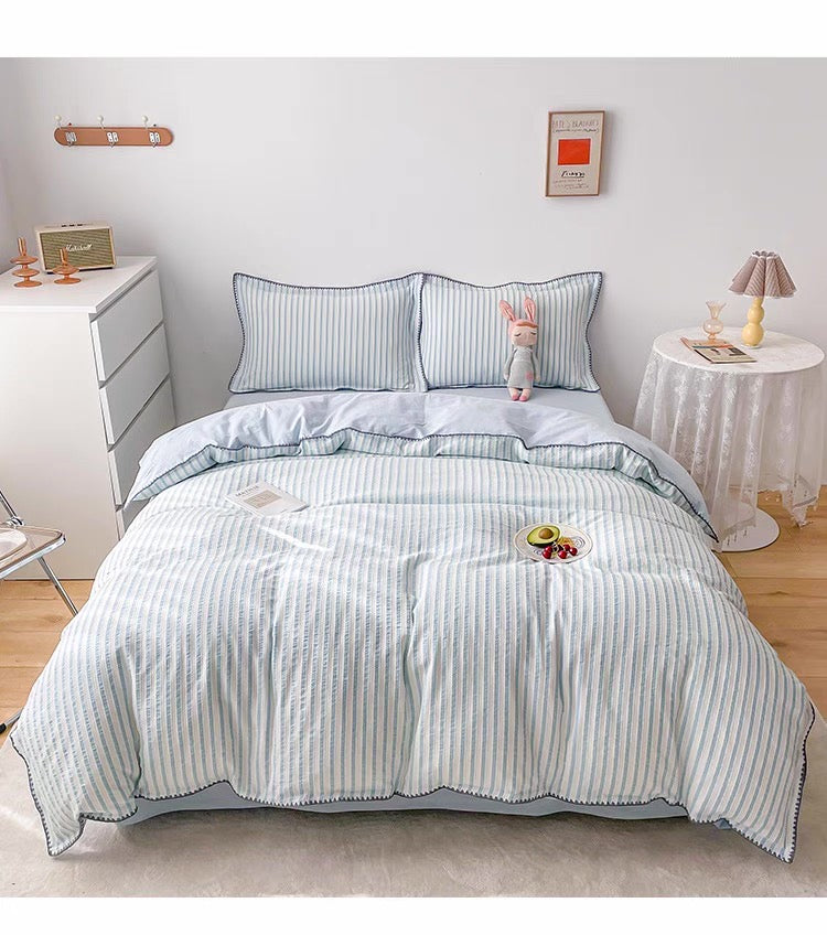 Toto Stripe Aircotton™ 4-in-1 Quilt Cover Set