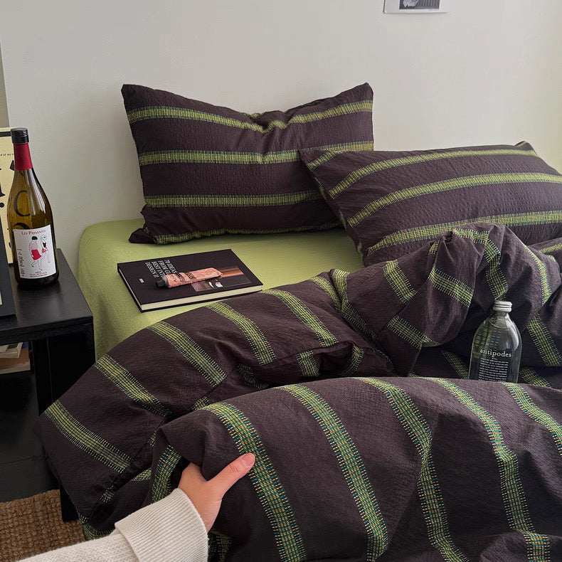 Moss Aircotton™ 4-in-1 Quilt Cover Set