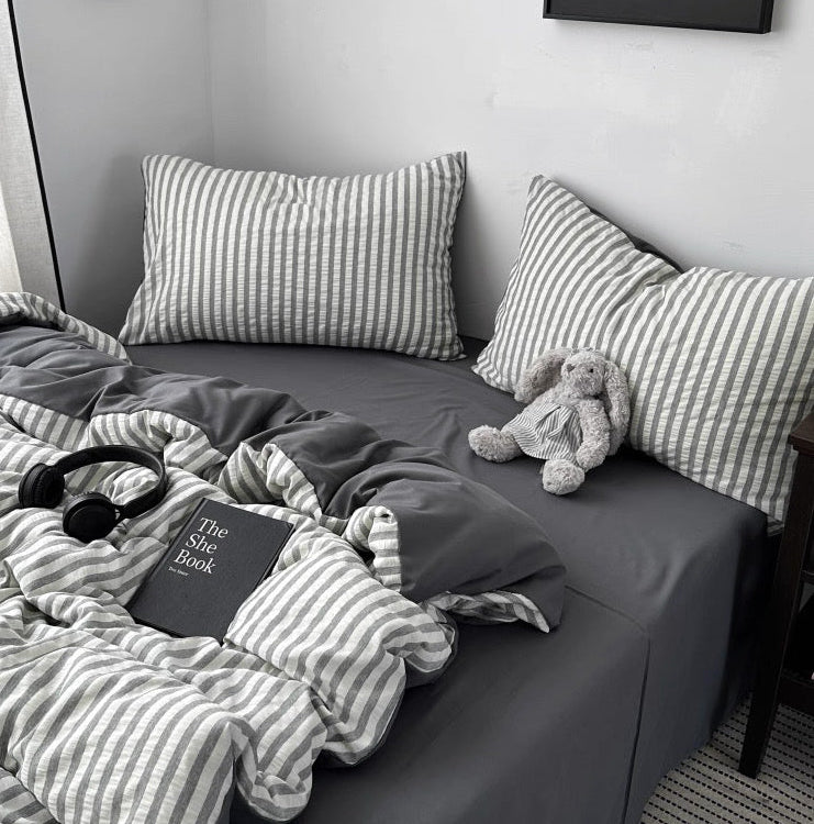 Double Sided AIRCotton™ 4-in-1 Quilt Cover Set