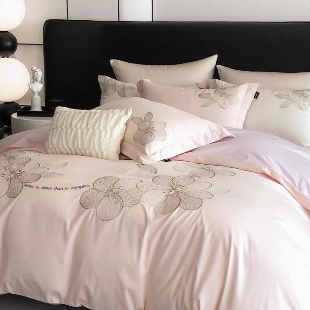 Midnight Lotus Aircotton™ 4-in-1 Quilt Cover Set