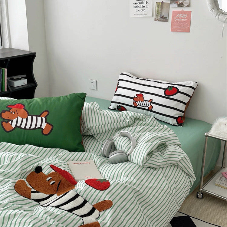 British Pup Aircotton™ 4-in-1 Quilt Cover Set