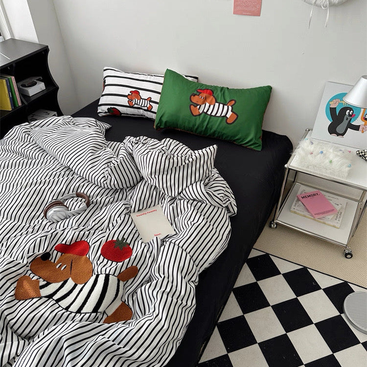 British Pup Aircotton™ 4-in-1 Quilt Cover Set