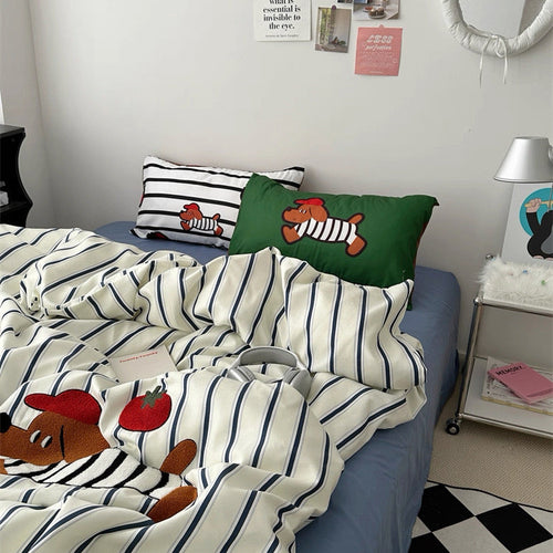 British Pup Aircotton™ 4-in-1 Quilt Cover Set