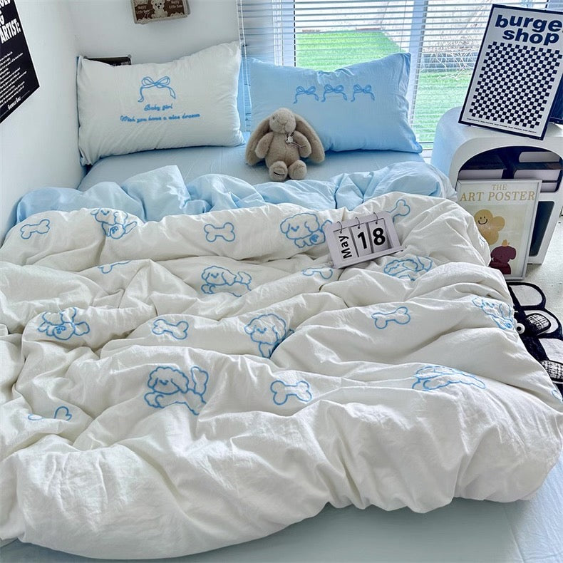 Frozen Dog Aircotton™ 4-in-1 Quilt Cover Set