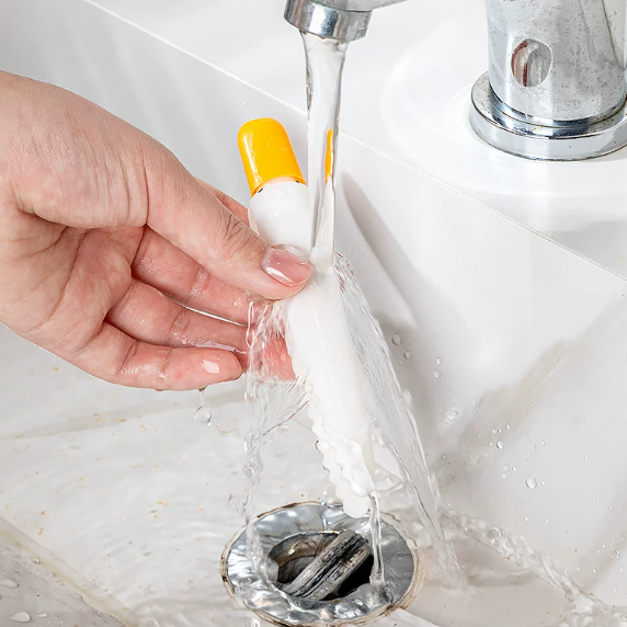 2-in-1 Whimsical Duck Wall-Mounted Hair & Drain Cleaner