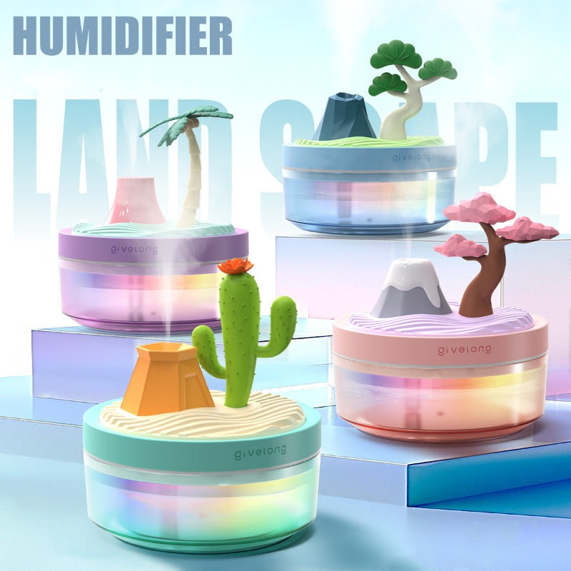 Pine Sanctuary Landscape Humidifier & Night Light