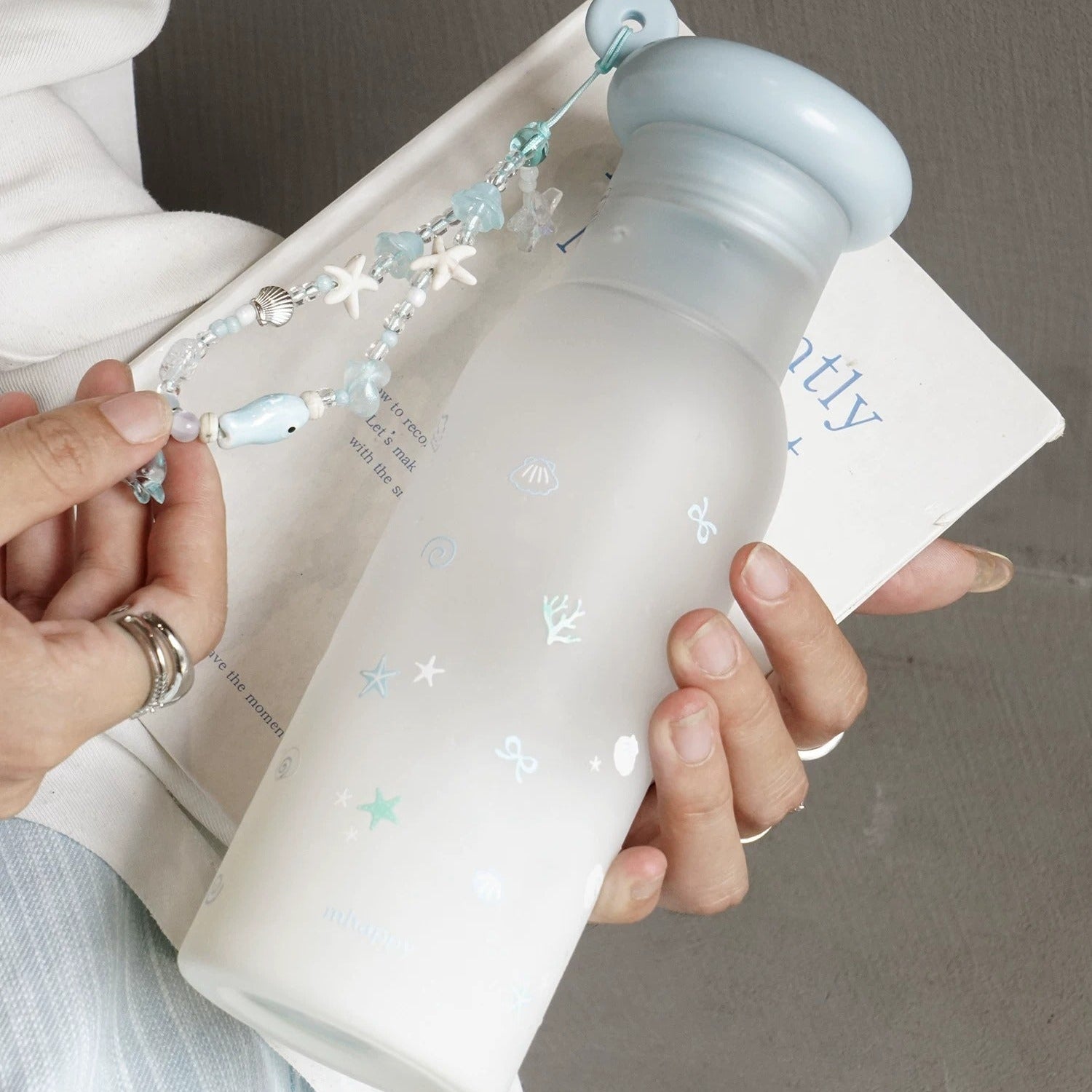 Ocean Breeze Frosted Water Bottle