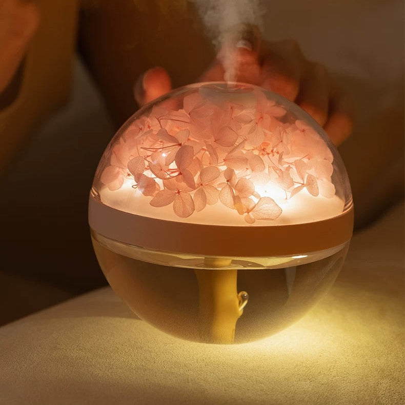 Preserved Flower Diffuser Night Light