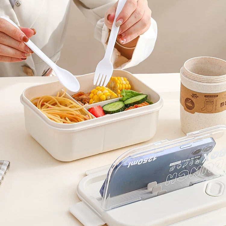 Bento Box with Cutlery Set