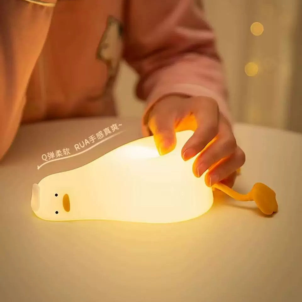Ding Dong Silicone Duck Night Light