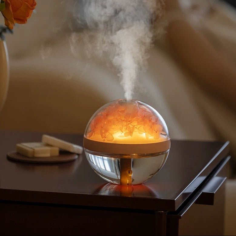 Preserved Flower Diffuser Night Light