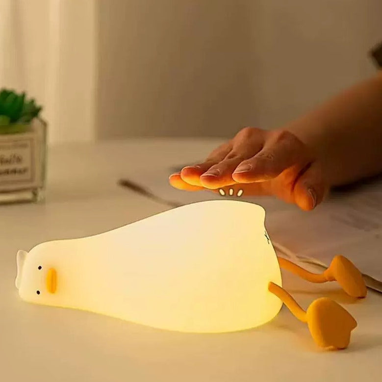 Ding Dong Silicone Duck Night Light