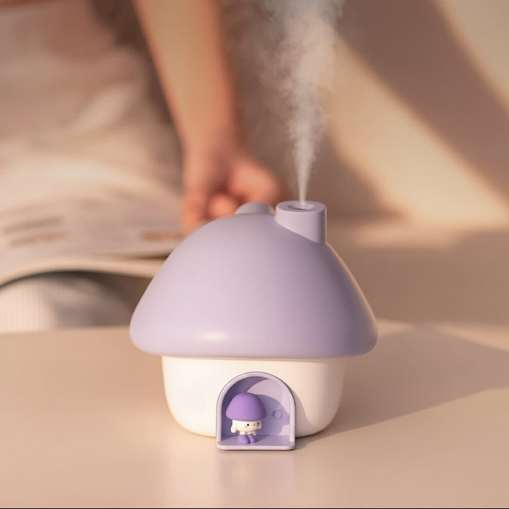 Mushroom Humidifier & Sunset Night Light