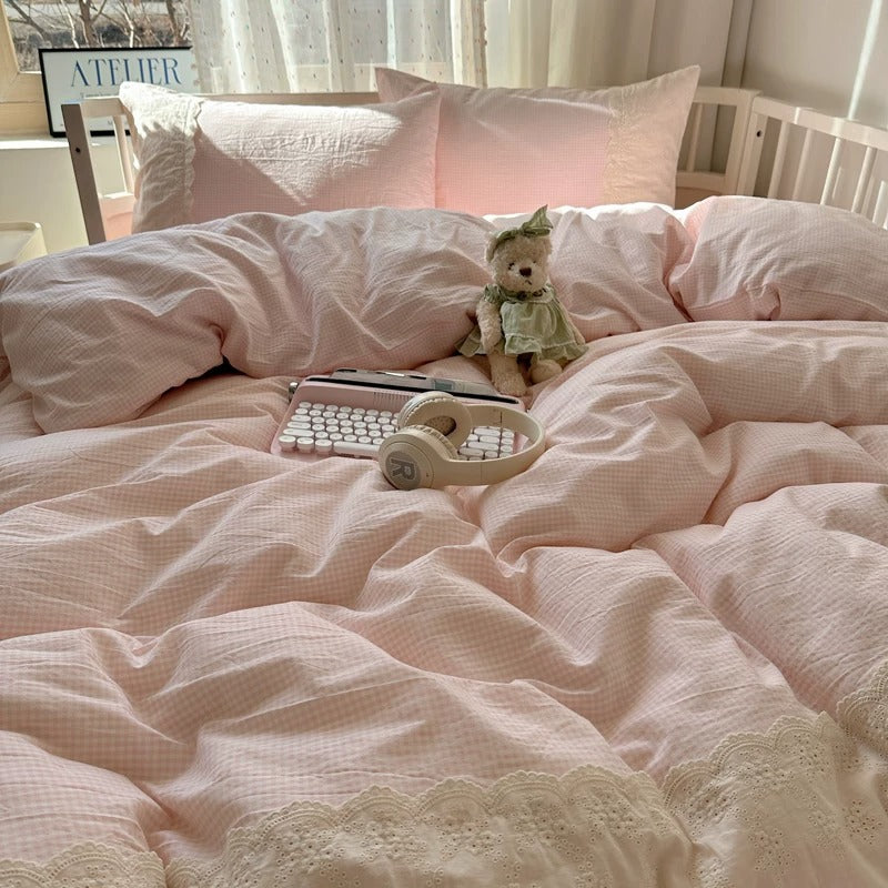 Aurora Ruffles Aircotton™ 4-in-1 Quilt Cover Set