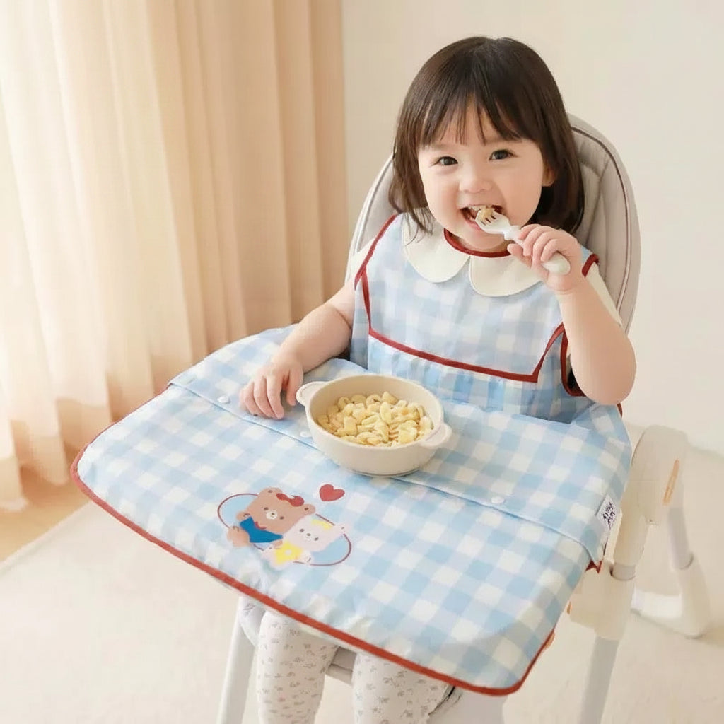 JulyMoly One-Piece Waterproof Baby Bib
