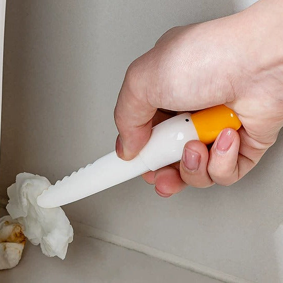 2-in-1 Whimsical Duck Wall-Mounted Hair & Drain Cleaner