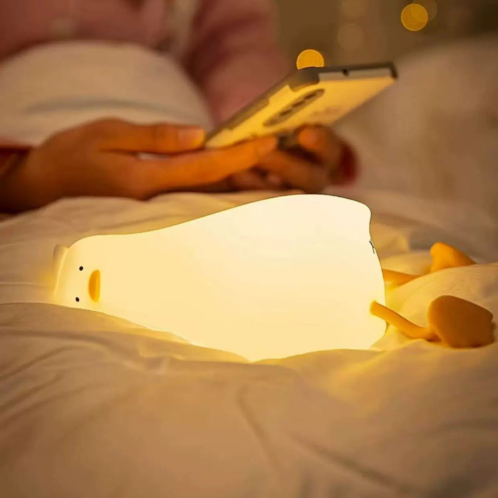 Ding Dong Silicone Duck Night Light