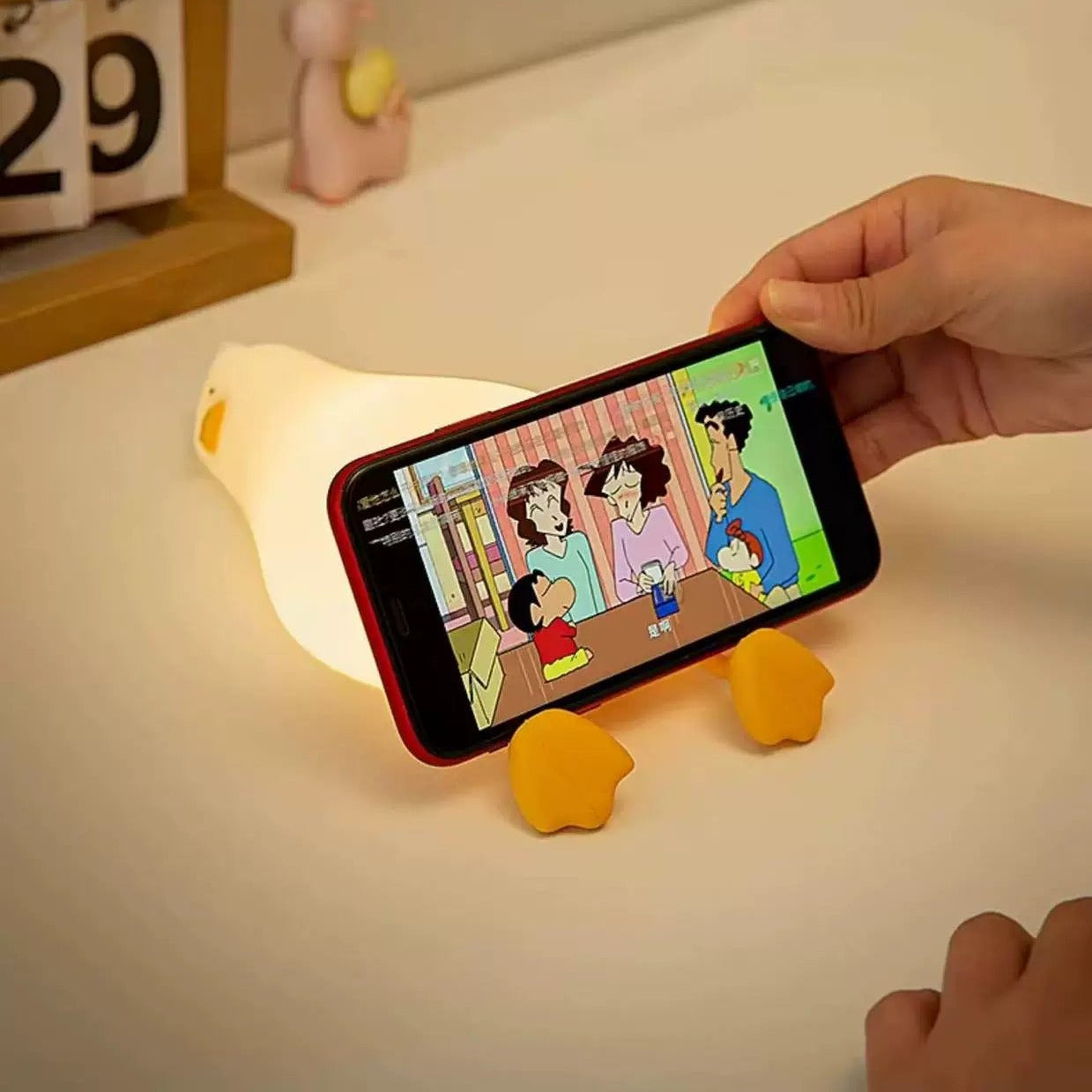 Ding Dong Silicone Duck Night Light