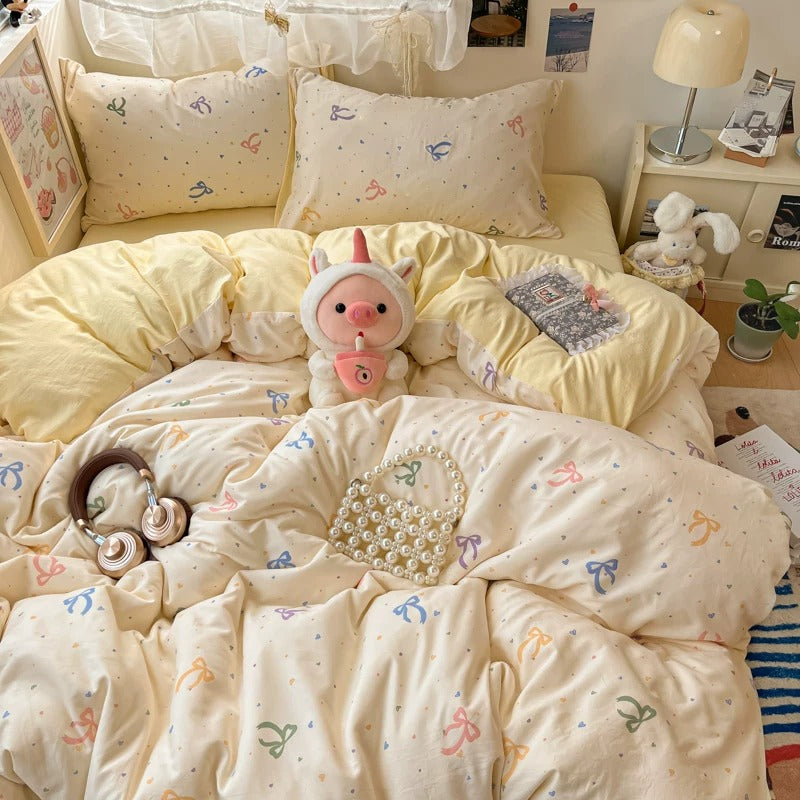 Granny Stripes Aircotton™ 4-in-1 Quilt Cover Set