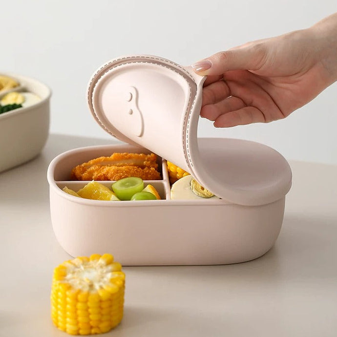 Food-Grade Silicone Divided Lunch Box